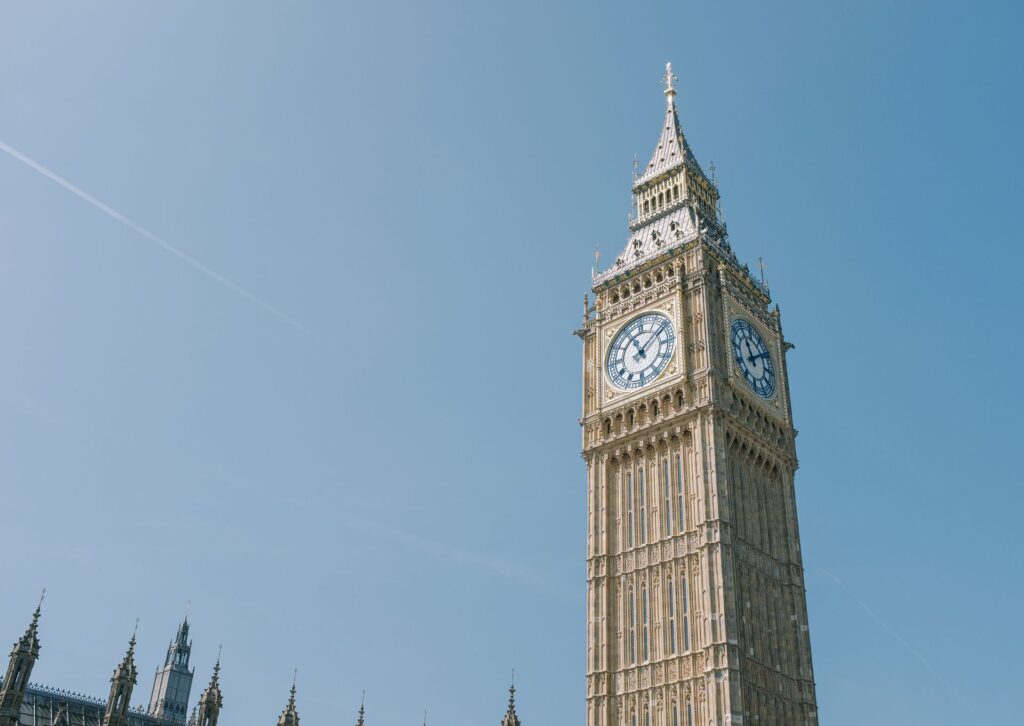 Nigerian food delivery to the United Kingdom - Big Ben, London